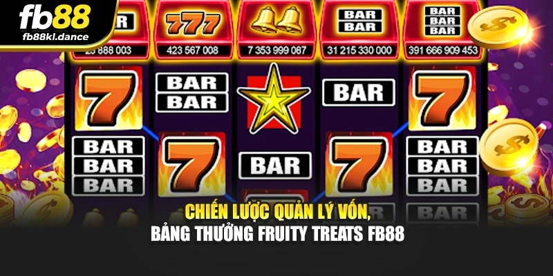 Chiến lược quản lý vốn, bảng thưởng Fruity Treats FB88
