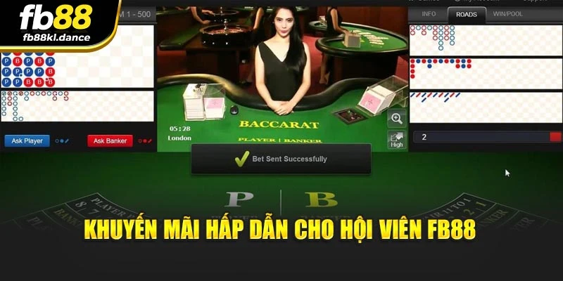 Khuyến mãi hấp dẫn cho hội viên FB88